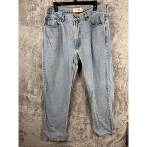 Vintage Levi's 550 Denim Jeans Men's Size 38x32 Light Wash Faded Relaxed Fit Dad